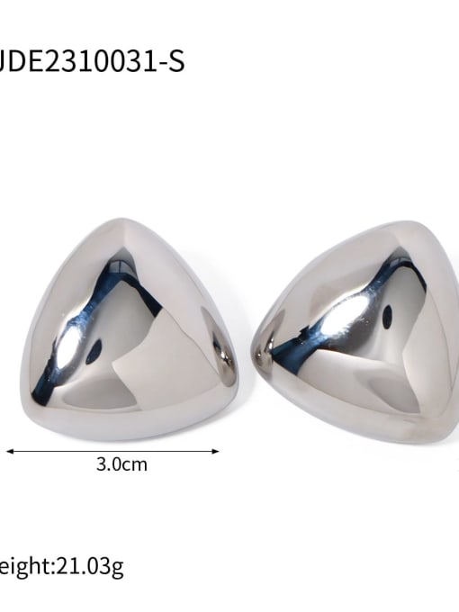 JDE2310031 S Stainless steel Geometric Trend Stud Earring