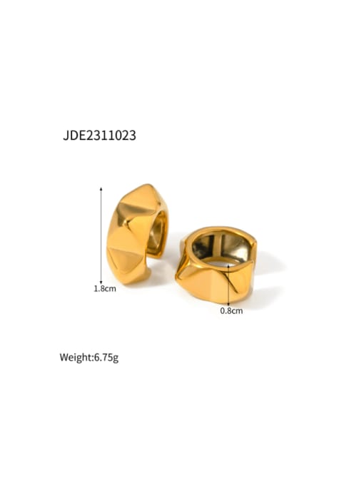 JDE2311023 Stainless steel Geometric Vintage Stud Earring