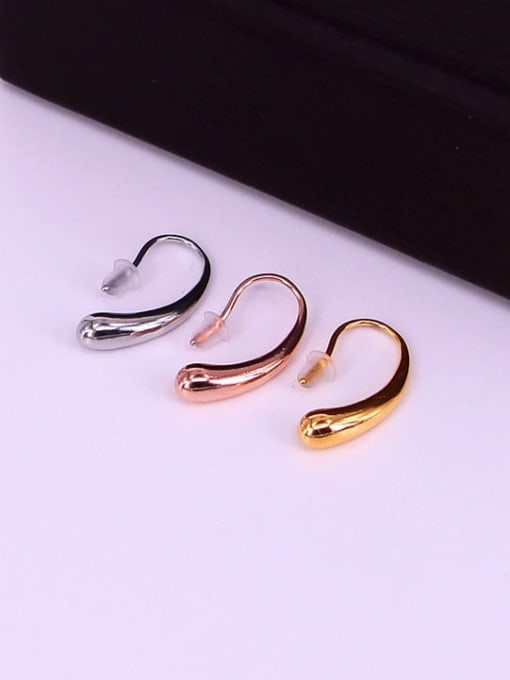 K.Love Stainless steel Water Drop Minimalist Hook Earring 1