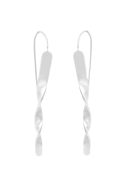 YAYACH Brass Geometric Minimalist Hook Earring 3