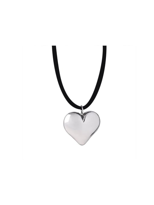 MAKA Titanium Steel Heart Trend Necklace