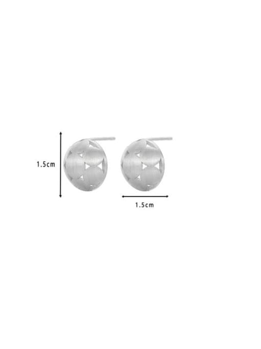 Clioro Brass Geometric Trend Stud Earring 3
