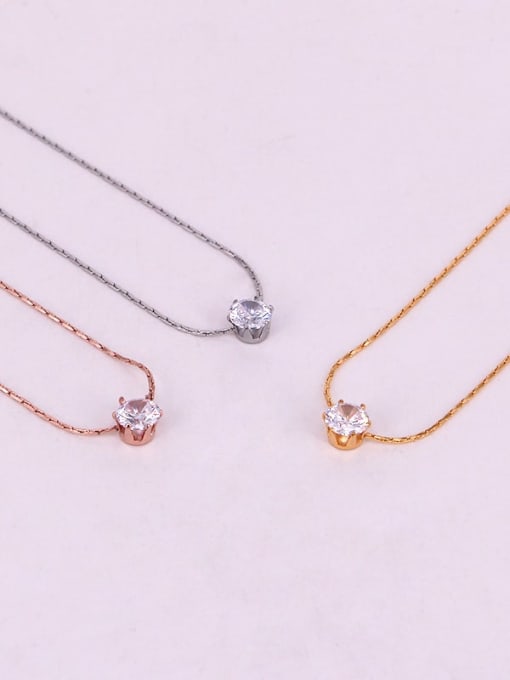 K.Love Titanium Heart Minimalist Pendant  Necklace