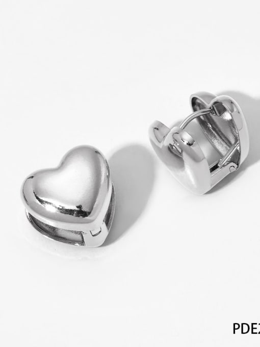 Steel Love Earrings PDE2160 Stainless steel Heart Trend Stud Earring