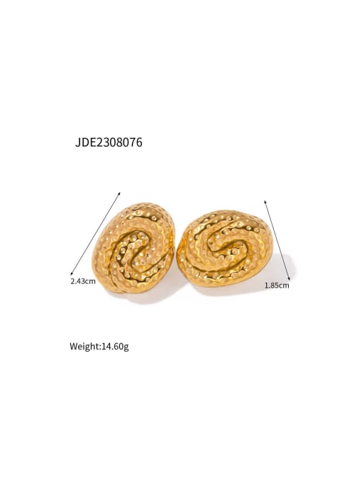 JDE2308076 Stainless steel Geometric Trend Stud Earring