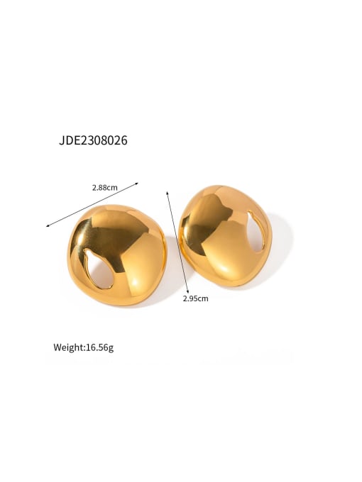 JDE2308026 Stainless steel Geometric Trend Stud Earring