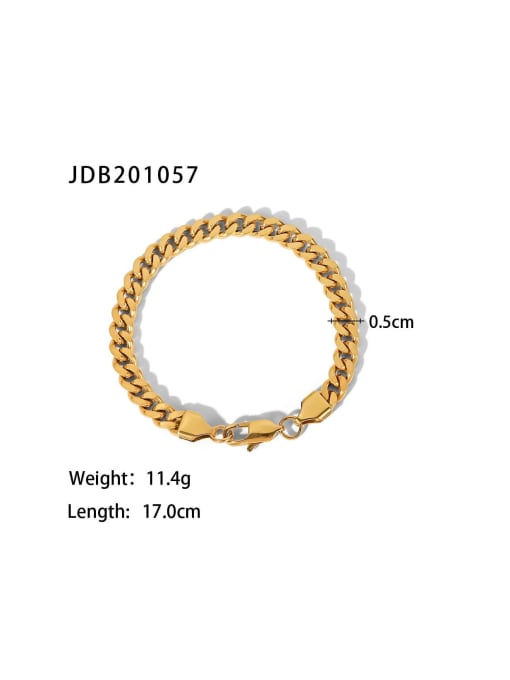 JDB201057 Stainless steel Geometric Hip Hop Necklace