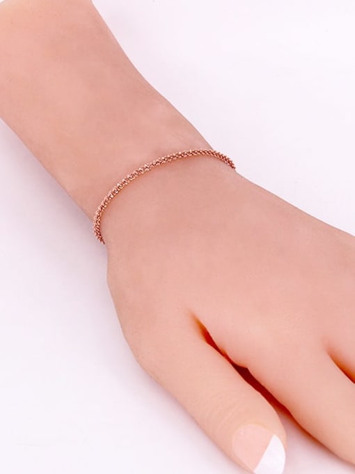 K.Love Titanium Steel Geometric Minimalist Link Bracelet 2