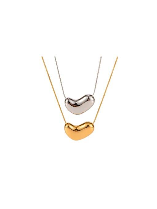 J&D Stainless steel Geometric Trend Necklace 0