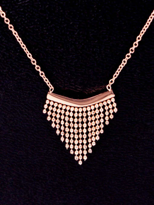 K.Love Titanium Tassel Dainty Necklace 2