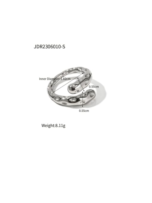 JDR2306010  Steel Stainless steel Geometric Hip Hop Stud Earring