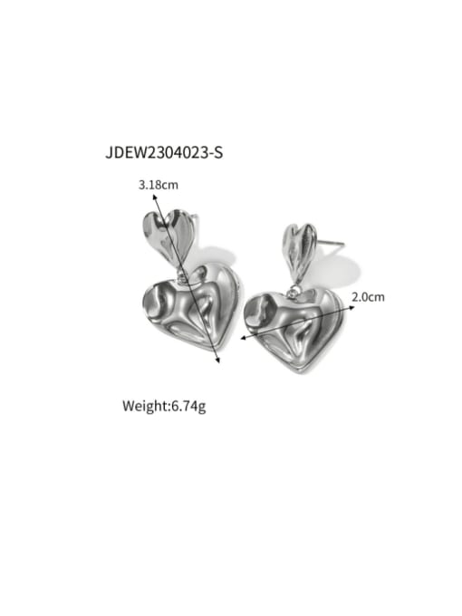 JDEW2304023  Steel Stainless steel Geometric Hip Hop Stud Earring