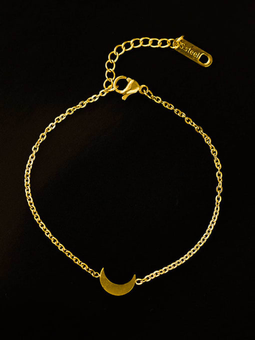 SB21011935G Stainless steel Geometric Vintage Link Bracelet