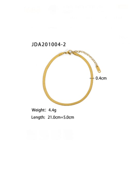 JDA201004-2 Stainless steel Cross Minimalist Bracelet