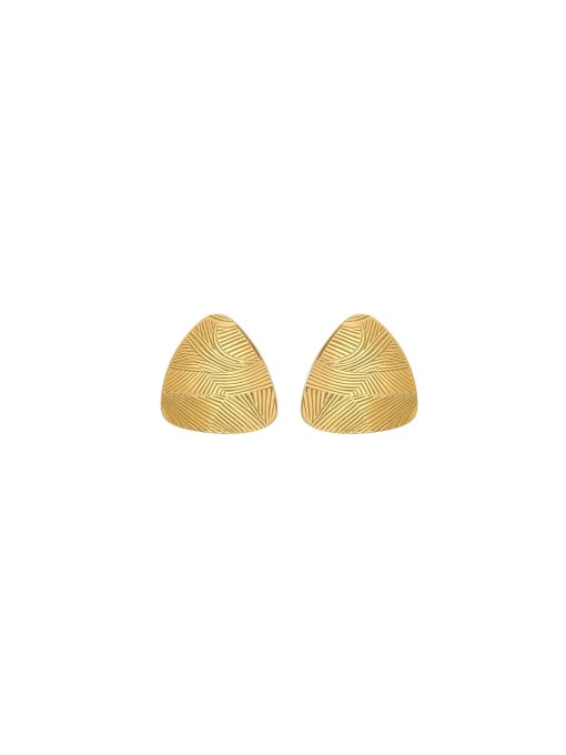 Clioro Brass Geometric Trend Stud Earring 0