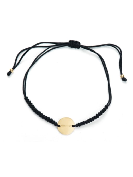 SB21011930B Stainless steel Geometric Trend Handmade Weave Bracelet