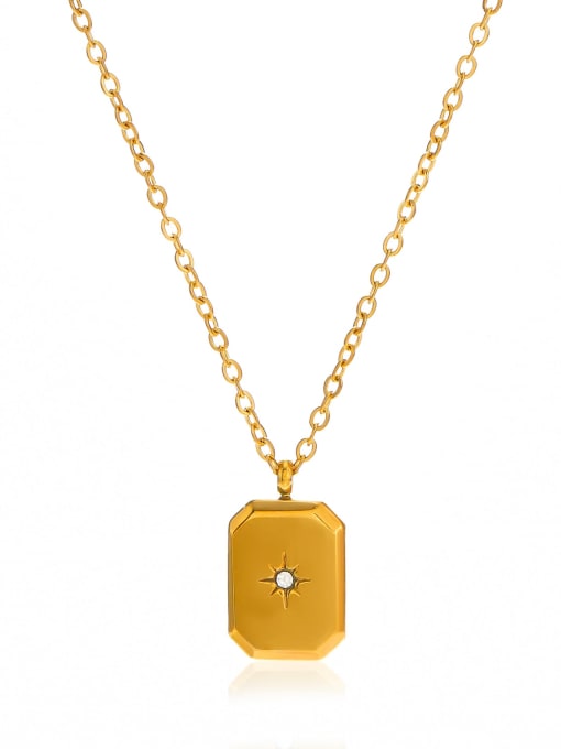 J$L  Steel Jewelry Stainless steel Geometric Vintage Necklace 0
