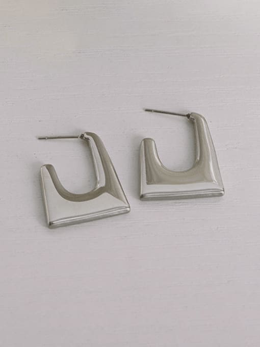 F1168 Steel Titanium Steel Geometric Minimalist Stud Earring