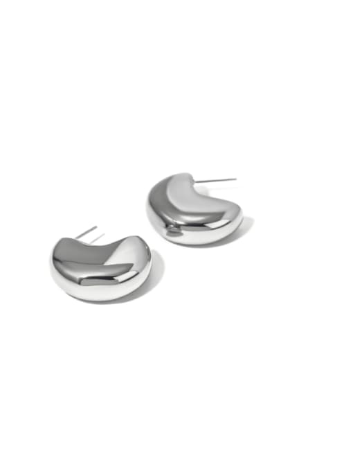 J&D Stainless steel Geometric Hip Hop Stud Earring 0