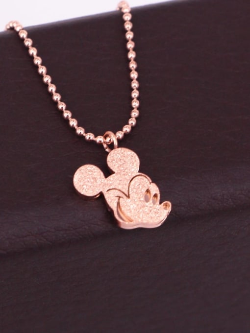 K.Love Titanium Mouse Cute Necklace 2