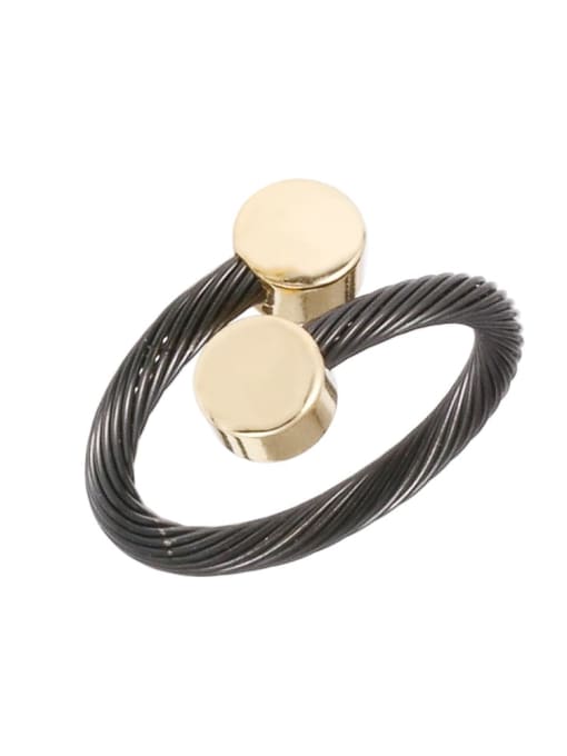 Black Pill Ring Stainless steel Hip Hop C Shape Ring Earring And Bracelet Set