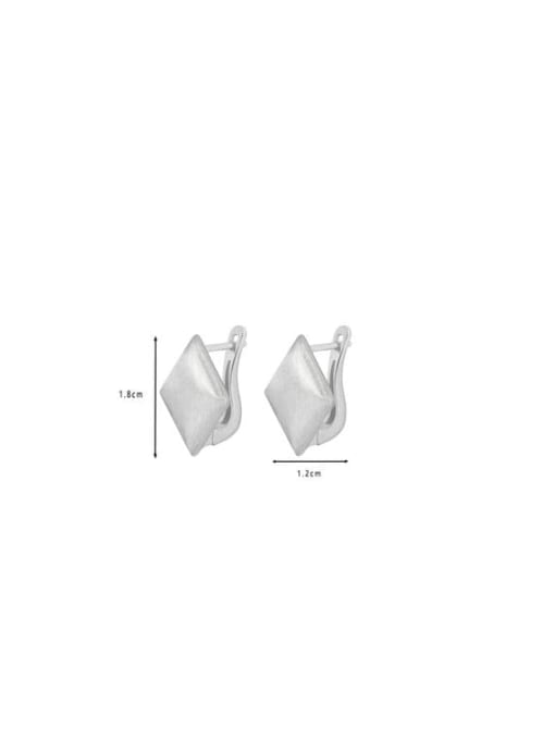 Clioro Brass Geometric Minimalist Stud Earring 3