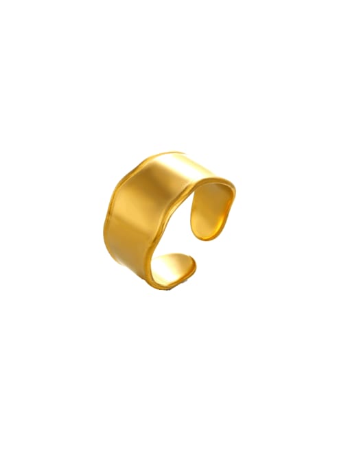 J$L  Steel Jewelry Stainless steel Geometric Minimalist Band Ring 0