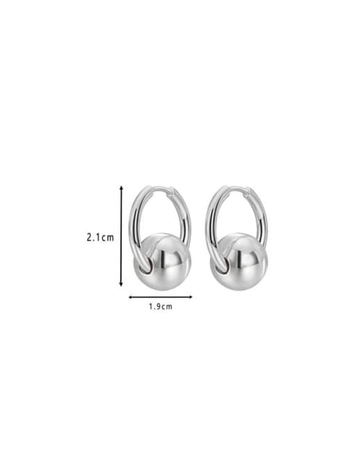 Clioro Brass Geometric Minimalist Stud Earring 3