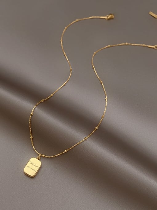 K.Love Titanium Steel Letter Trend Necklace 3