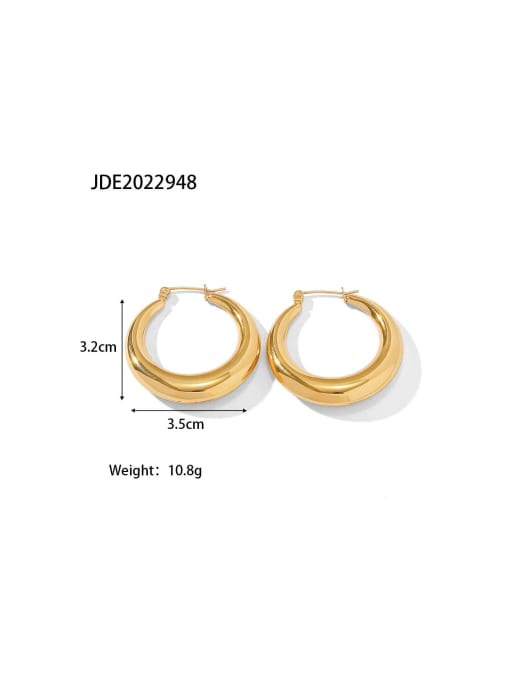 J&D Stainless steel Geometric Trend Earring 2