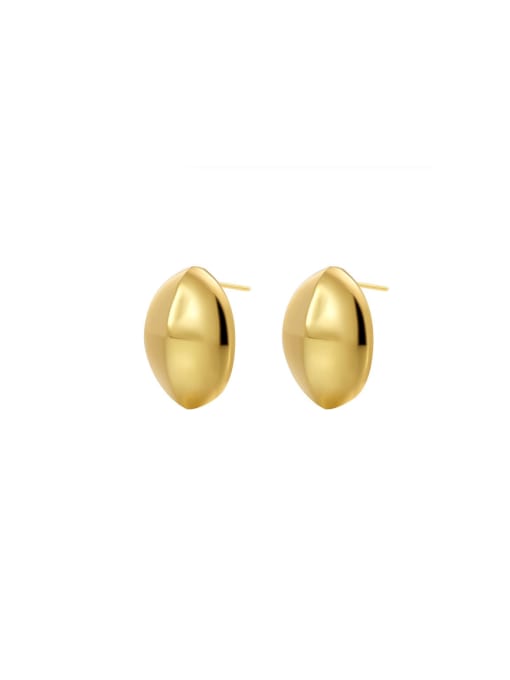 Clioro Brass Geometric Trend Stud Earring