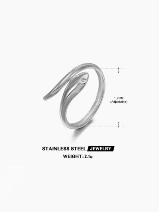 Steel Ring Stainless steel Snake Vintage Band Ring