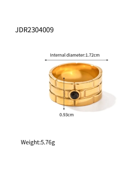 J&D Alloy Geometric Trend Band Ring 2