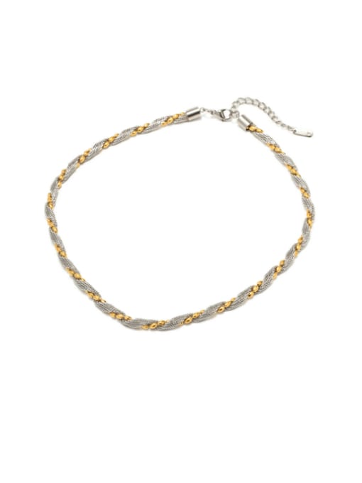 JDN2302112 Stainless steel Irregular Vintage Necklace