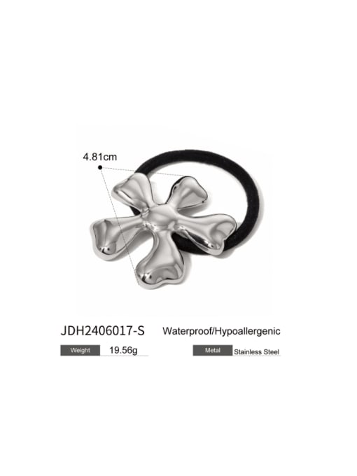 JDH2406017 S Stainless steel Minimalist Flower  Hair Rope