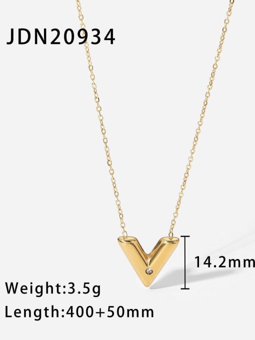JDN20934 Stainless steel Geometric Vintage Necklace