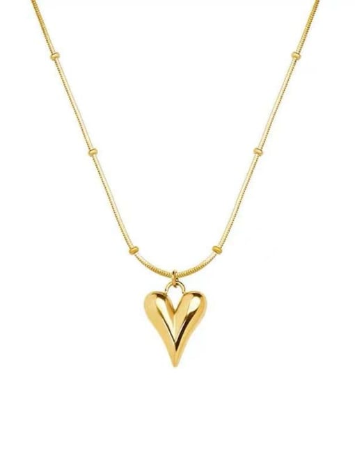 K.Love Titanium Steel Heart Trend Necklace 0