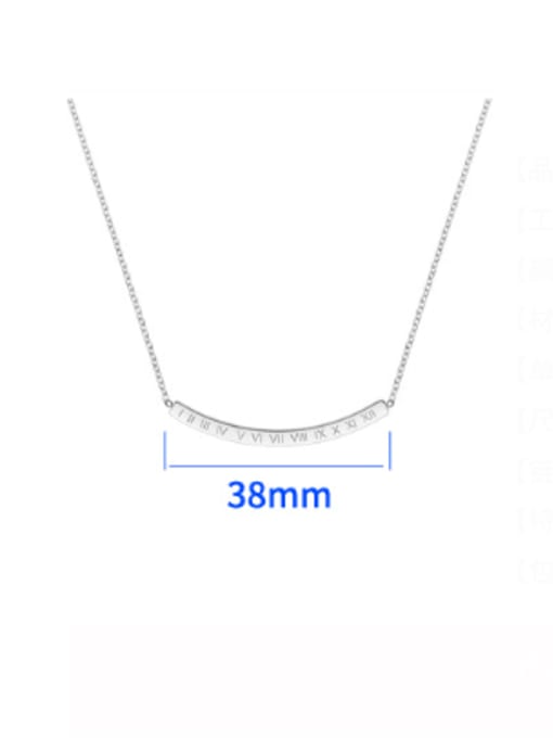 BELII Titanium Steel Geometric Minimalist Necklace 4