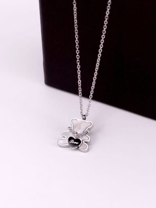 K.Love Titanium Shell Heart Trend Necklace 4