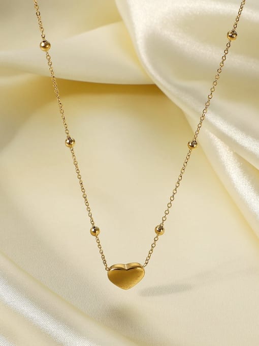 J&D Stainless steel Heart Minimalist Necklace 1