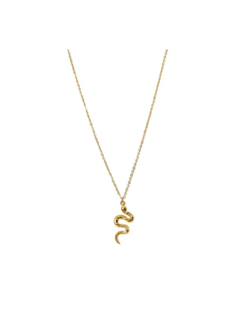 YAYACH Titanium Steel Snake Dainty Necklace