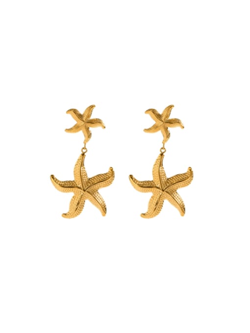 J&D Stainless steel Star Hip Hop Drop Earring 0