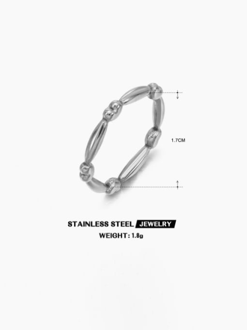 J$L  Steel Jewelry Stainless steel Heart Minimalist Band Ring 3