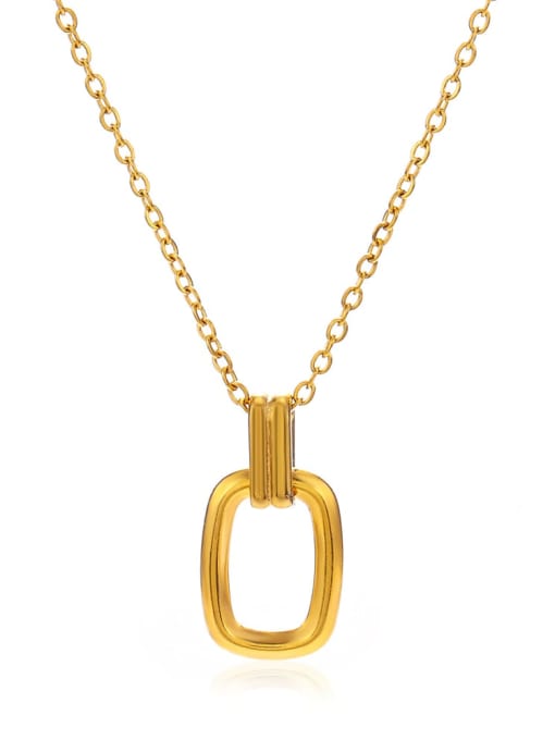 J$L  Steel Jewelry Stainless steel Geometric Minimalist Necklace 0