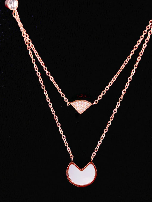 K.Love Titanium Shell Locket Minimalist pendant Necklace 2