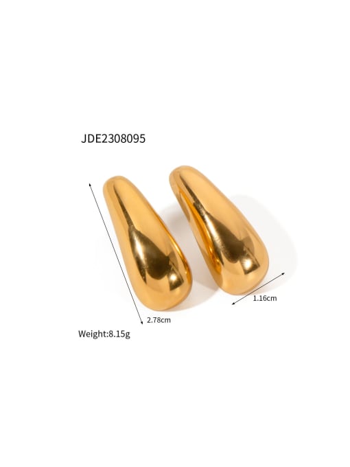 JDE2308095 Stainless steel Geometric Trend Stud Earring