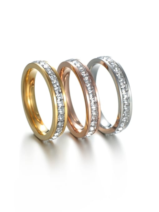 SM-Men's Jewelry Titanium Steel Rhinestone Geometric Minimalist Band Ring 4
