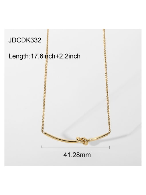 J&D Stainless steel Tie Trend Necklace 4