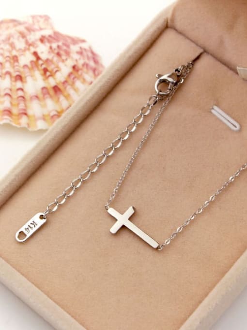 K.Love Titanium Cross Regligious Necklace 2