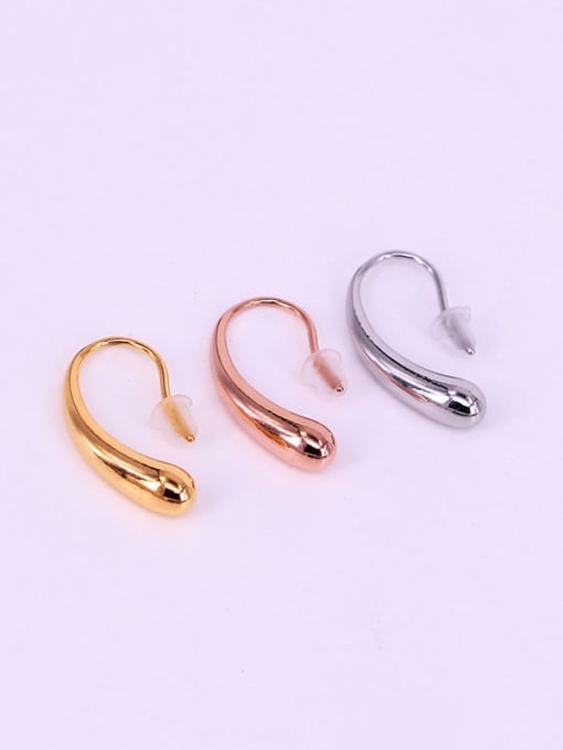K.Love Stainless steel Water Drop Minimalist Hook Earring 0